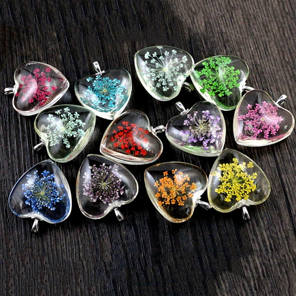 5pcs/lot Hot sale Jewelry Crystal Glass Real Dried Flower Big Heart Necklace Pendant; Necklaces For Women, Transparent
5pcs/lot Hot sale Jewelry Crystal Glass Real Dried Flower Big Heart Necklace Pendant; Necklaces For Women, Transparent