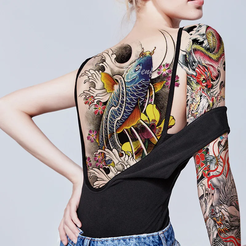 Full Back Tattoo Sticker Beauty Buddha Tattoo Elephant God Tiger Big Picture Color Waterproof Tattoo Sticker Paper Cross-Border
Full Back Tattoo Sticker Beauty Buddha Tattoo Elephant God Tiger Big Picture Color Waterproof Tattoo Sticker Paper Cross-Border