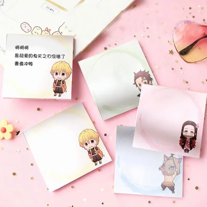Wholesale Kpop Tanjironi beans Demon Slayer Printed Sticky Note 
Wholesale Kpop Tanjironi beans Demon Slayer Printed Sticky Note