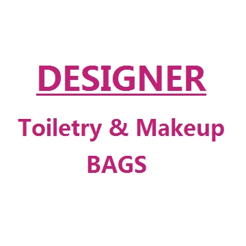 

Fashion Designer Style Zippy Toiltery Pouch Women Men Unisex Makeup Bag Famous Brand Trendy Leather Handbag Clutch Organizer