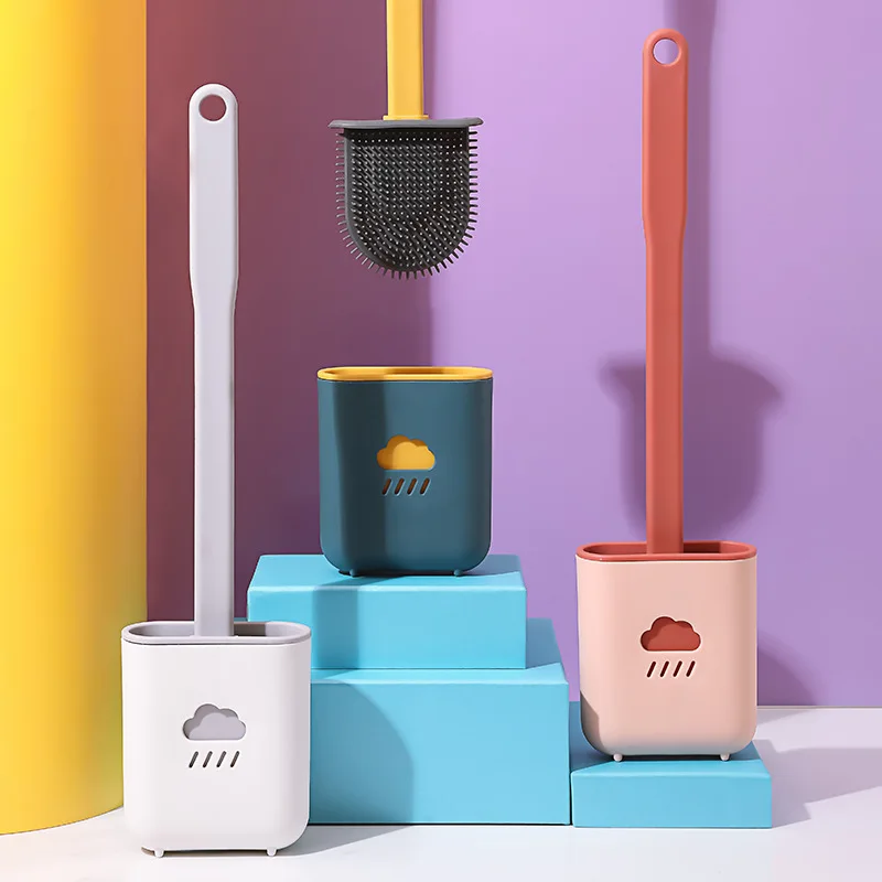 Toilet Brush Silicone Bowl Brush With Holder Wall-mounted Bathroom Kitchen Cleaning Brush Set, Gray,blue,pink
Toilet Brush Silicone Bowl Brush With Holder Wall-mounted Bathroom Kitchen Cleaning Brush Set, Gray,blue,pink