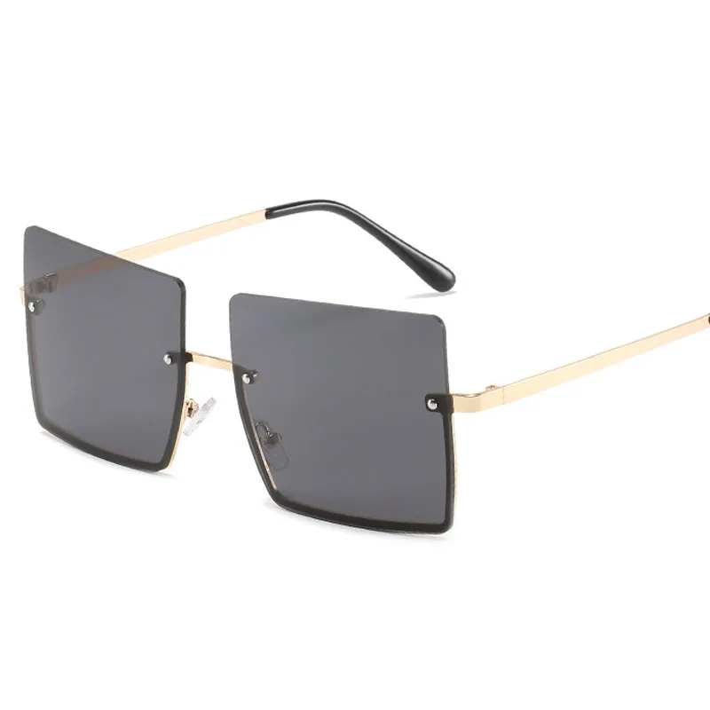 2020 hot sunglass fashion big half frame square sun glasses uv400 unisex custom logo metal rimless sunglasses men women
2020 hot sunglass fashion big half frame square sun glasses uv400 unisex custom logo metal rimless sunglasses men women