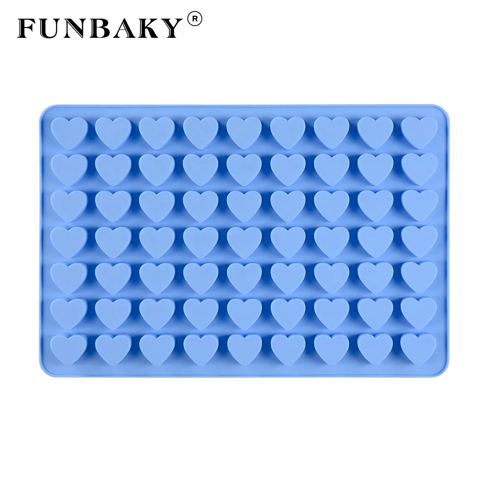 FUNBAKY Valentine ' s Day candy silicone mold sweet heart shape chocolate gummy silicone mold handcraft making tools, Customized color
FUNBAKY Valentine ' s Day candy silicone mold sweet heart shape chocolate gummy silicone mold handcraft making tools, Customized color