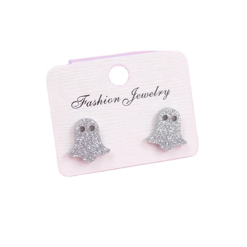 ST-020 12mm Acrylic Ghost Stud Earrings Silver Glitter Cute Halloween Earrings Acrylic Stud Earrings
ST-020 12mm Acrylic Ghost Stud Earrings Silver Glitter Cute Halloween Earrings Acrylic Stud Earrings