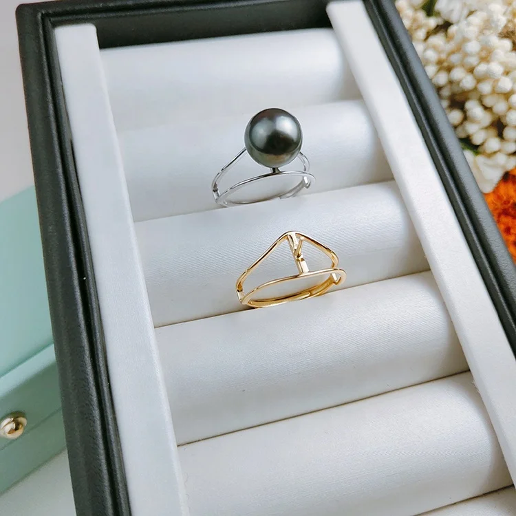8-10mm DIY Pearl Ring 925 silver Accessories Natural Tahitian Pearl rings s925 Sterling Silver ring simple style
8-10mm DIY Pearl Ring 925 silver Accessories Natural Tahitian Pearl rings s925 Sterling Silver ring simple style