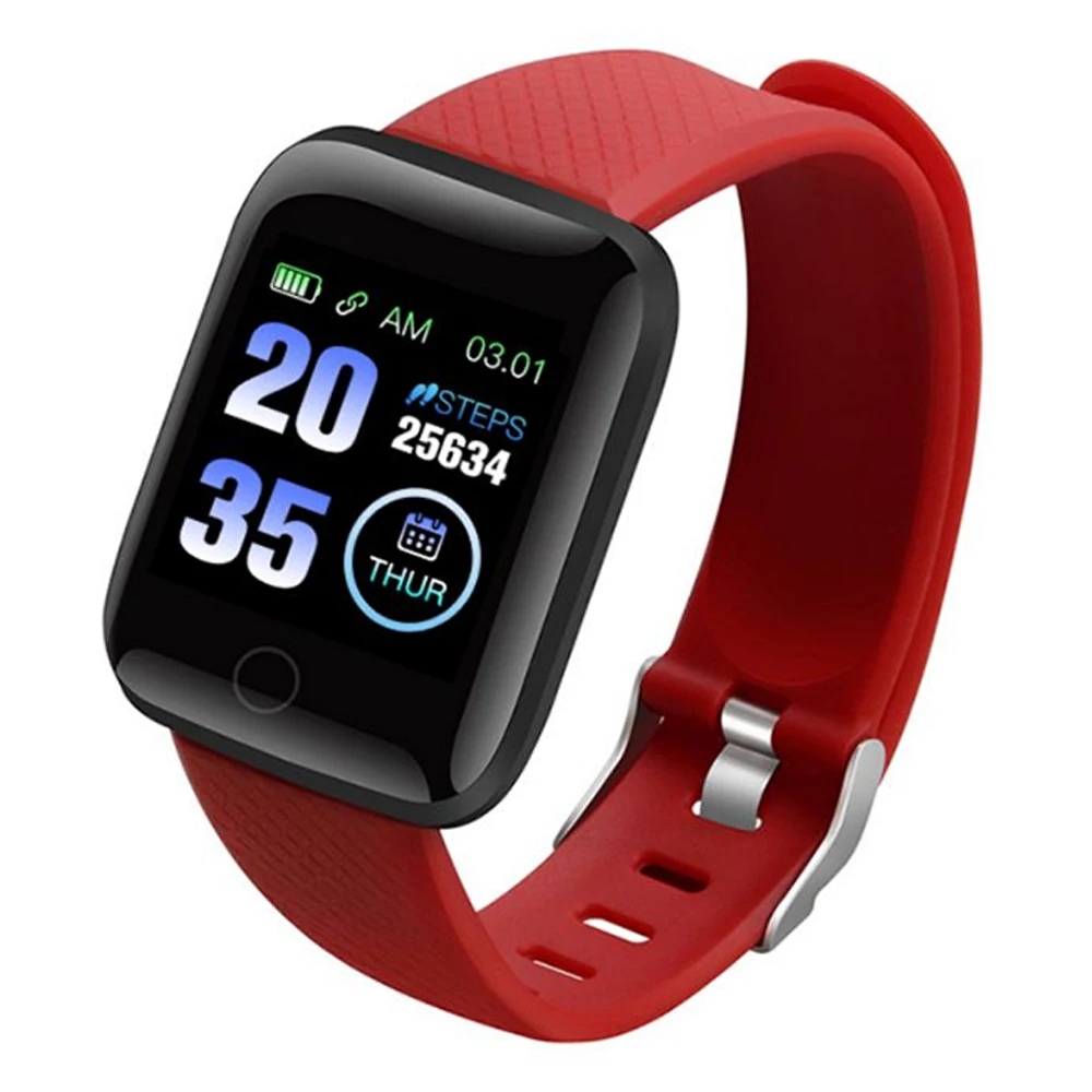 Hot 1.3 inch 116 Plus Color Screen Waterproof Smart Bracelet Sport Fitness Tracker Heart Rate And Blood Pressure Smart Watch, Black/red/ purple/ blue/green
Hot 1.3 inch 116 Plus Color Screen Waterproof Smart Bracelet Sport Fitness Tracker Heart Rate And Blood Pressure Smart Watch, Black/red/ purple/ blue/green