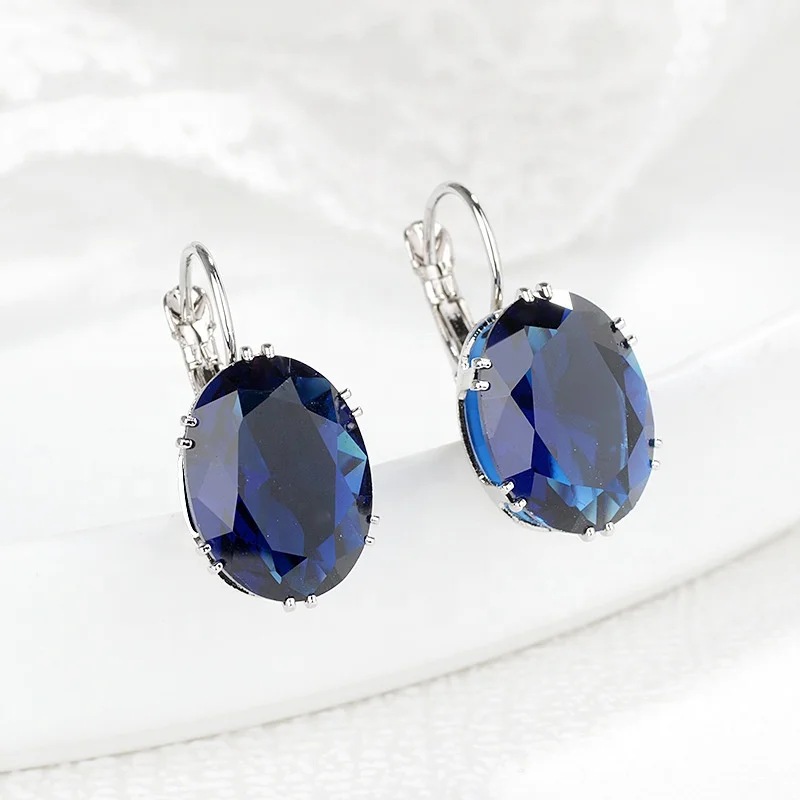 Drop Earrings For Women Simple Multicolor Big Oval Crystal Cubic Zirconia White Gold Color Party Gift Fashion Jewelry
Drop Earrings For Women Simple Multicolor Big Oval Crystal Cubic Zirconia White Gold Color Party Gift Fashion Jewelry