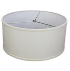 new trim drum taupe Ivory white mini natural lampshade