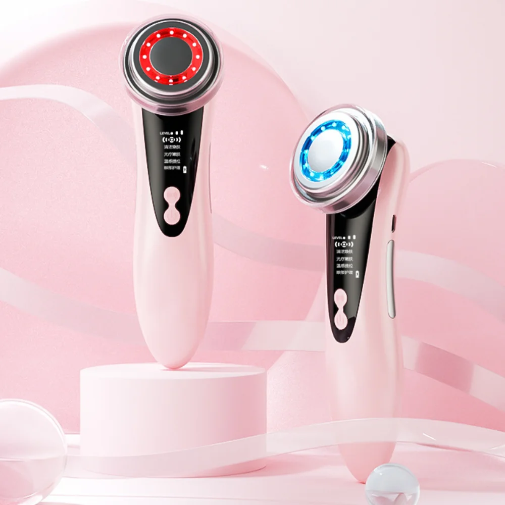 4 In 1 Beauty Device Red blue Light Therapy Skin Rejuvenation beauty ion cleaning device Face Massager
4 In 1 Beauty Device Red blue Light Therapy Skin Rejuvenation beauty ion cleaning device Face Massager