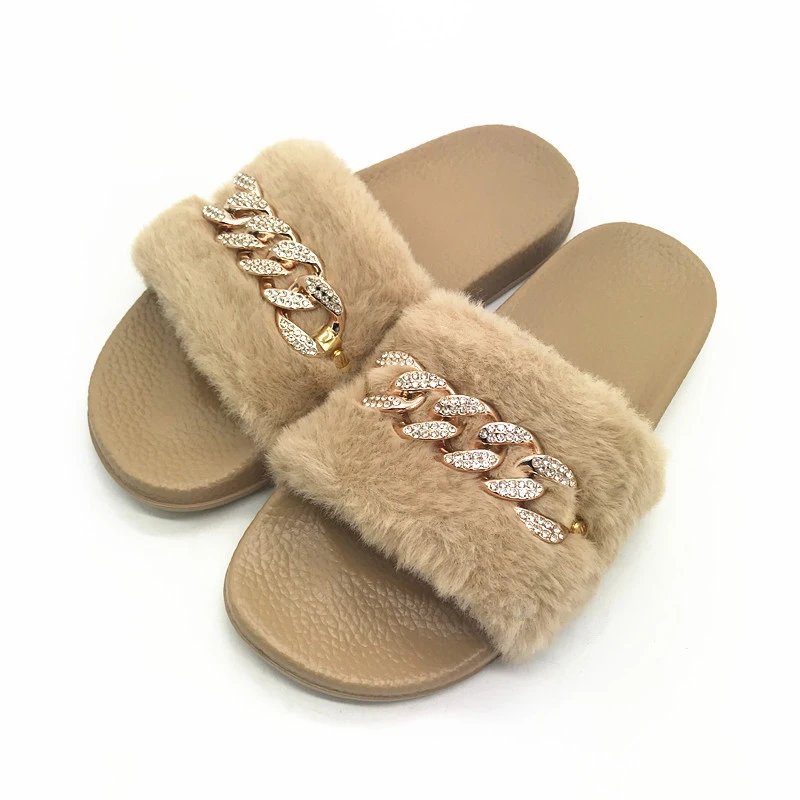 New Arrivals Woman Indoor Outdoor Furry Slippers Casual Slides Slippers, As picture
New Arrivals Woman Indoor Outdoor Furry Slippers Casual Slides Slippers, As picture