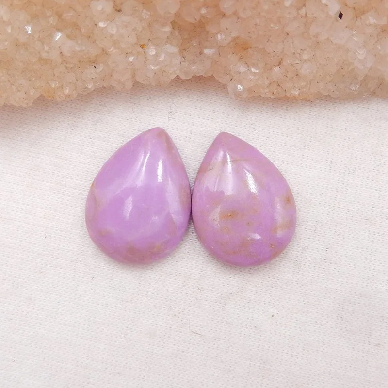 Cabujon Natural ZiYun Mother Purple Mica Teardrop/Rectangle Cut Flat back Gemstone Cabochon Pair
Cabujon Natural ZiYun Mother Purple Mica Teardrop/Rectangle Cut Flat back Gemstone Cabochon Pair