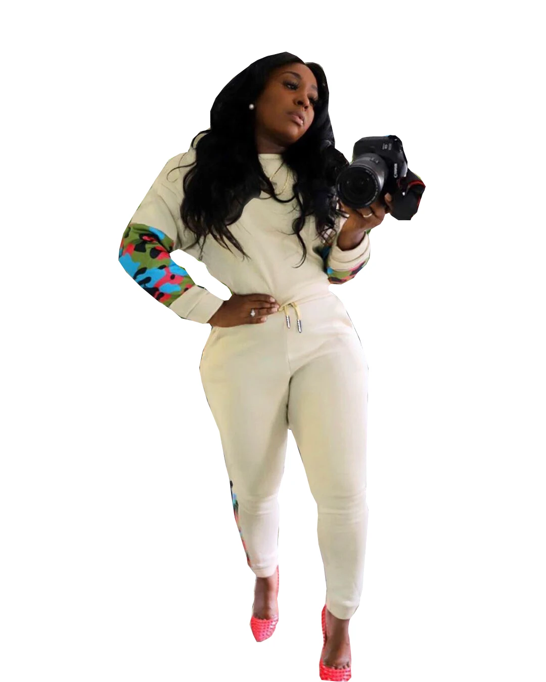 QY5093 Foma Match color fashion O-neck loose casual 2021 winter clothes women two piece set sweatsuit set tracksuit, Beige
QY5093 Foma Match color fashion O-neck loose casual 2021 winter clothes women two piece set sweatsuit set tracksuit, Beige