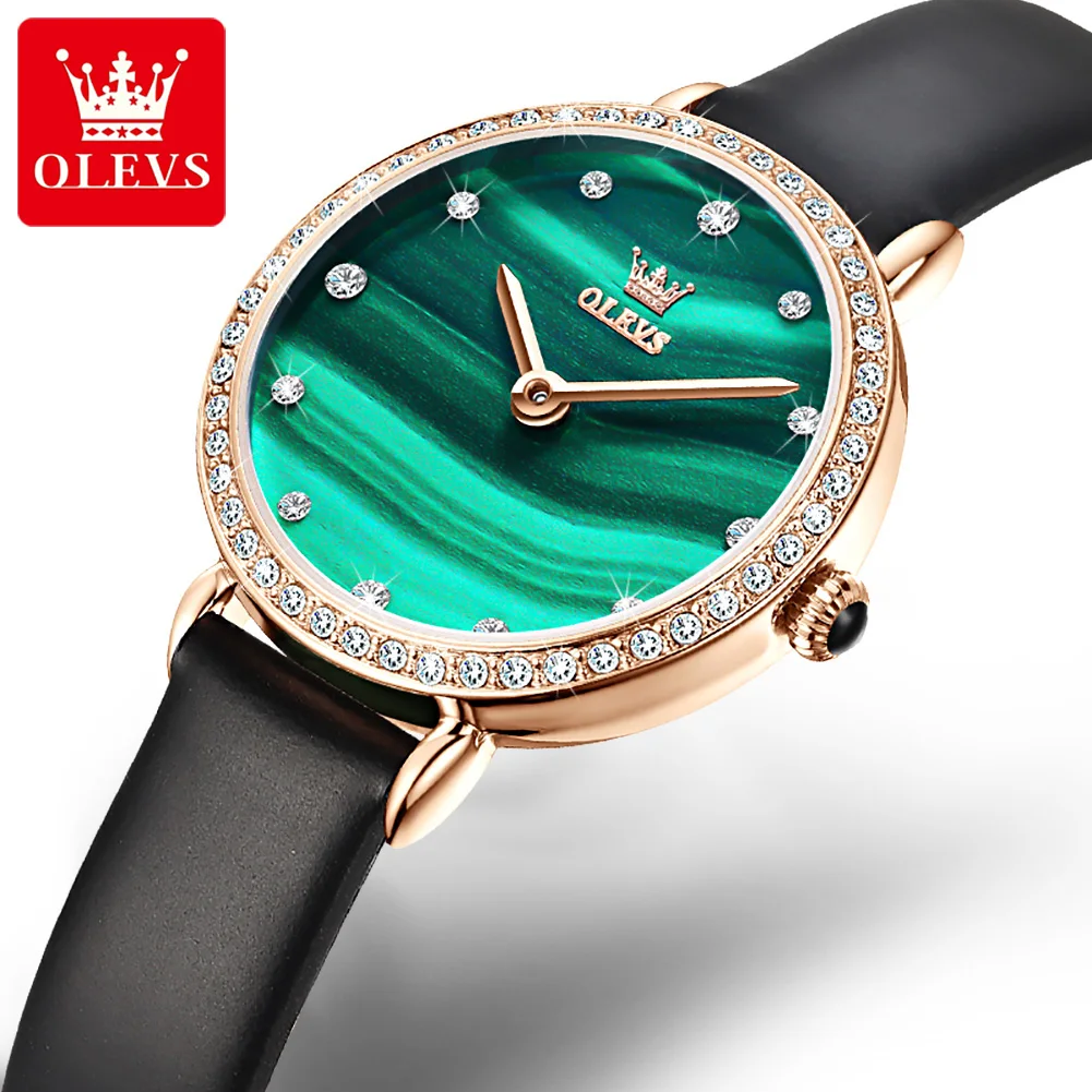 OLEVS Brand Hand Business Genuine Leather Watches Casual Chronograph Quartz Women Watch
OLEVS Brand Hand Business Genuine Leather Watches Casual Chronograph Quartz Women Watch
