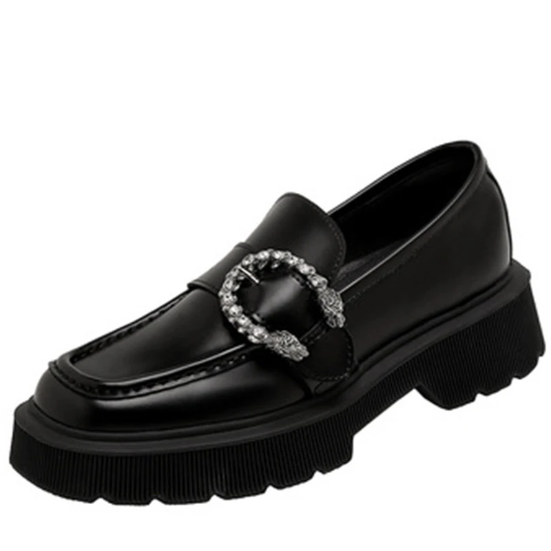Dropshipping New Arrival Women Square Toe Loafers Rhinestone Hasp Thick Sole Shoes Female Fashion Trendy Footwear
Dropshipping New Arrival Women Square Toe Loafers Rhinestone Hasp Thick Sole Shoes Female Fashion Trendy Footwear