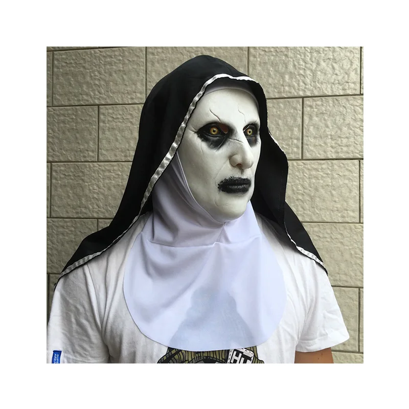 Wholesale Price Hallowmas Latex Nun Horror Mask Prank Party Props Horrifying Cosplay Costume For Holiday
Wholesale Price Hallowmas Latex Nun Horror Mask Prank Party Props Horrifying Cosplay Costume For Holiday