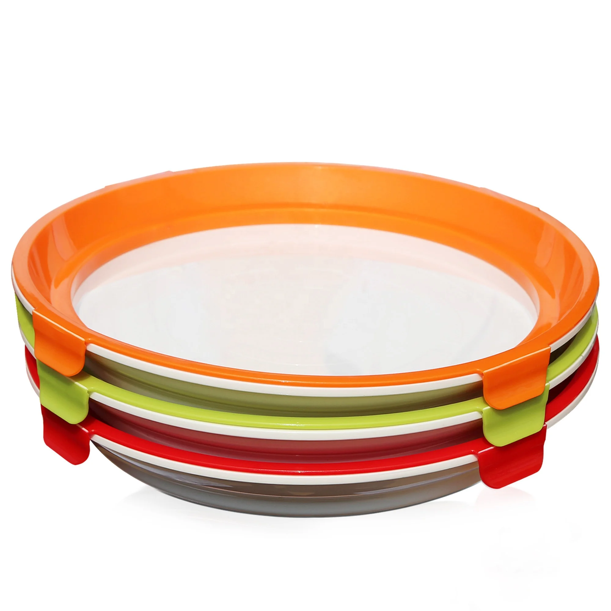 Round Catering Lids Creative Reusable-stackable Food Preservation Tray Freshfood Storage Container Eco Food Plastic Tray
Round Catering Lids Creative Reusable-stackable Food Preservation Tray Freshfood Storage Container Eco Food Plastic Tray