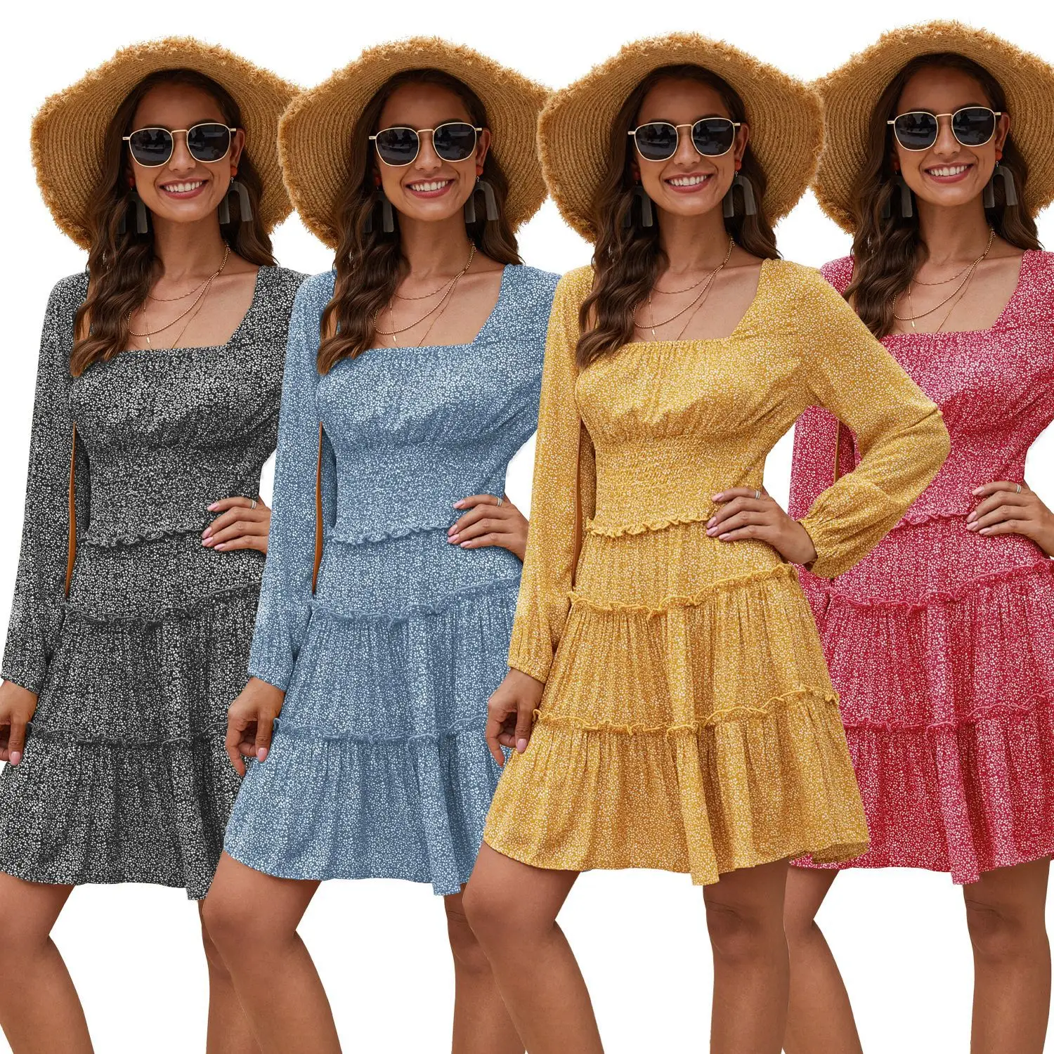 Floral Print Women Autumn Dress Sexy Full Sleeve Female Long Dresses 2021 Spring Chiffon Vestidos
Floral Print Women Autumn Dress Sexy Full Sleeve Female Long Dresses 2021 Spring Chiffon Vestidos