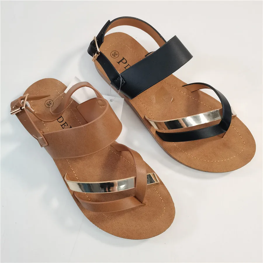 PDEP Wholesale in stock popular ladies summer open-toe flat sandals casual breathable ankle buckle women sandals
PDEP Wholesale in stock popular ladies summer open-toe flat sandals casual breathable ankle buckle women sandals