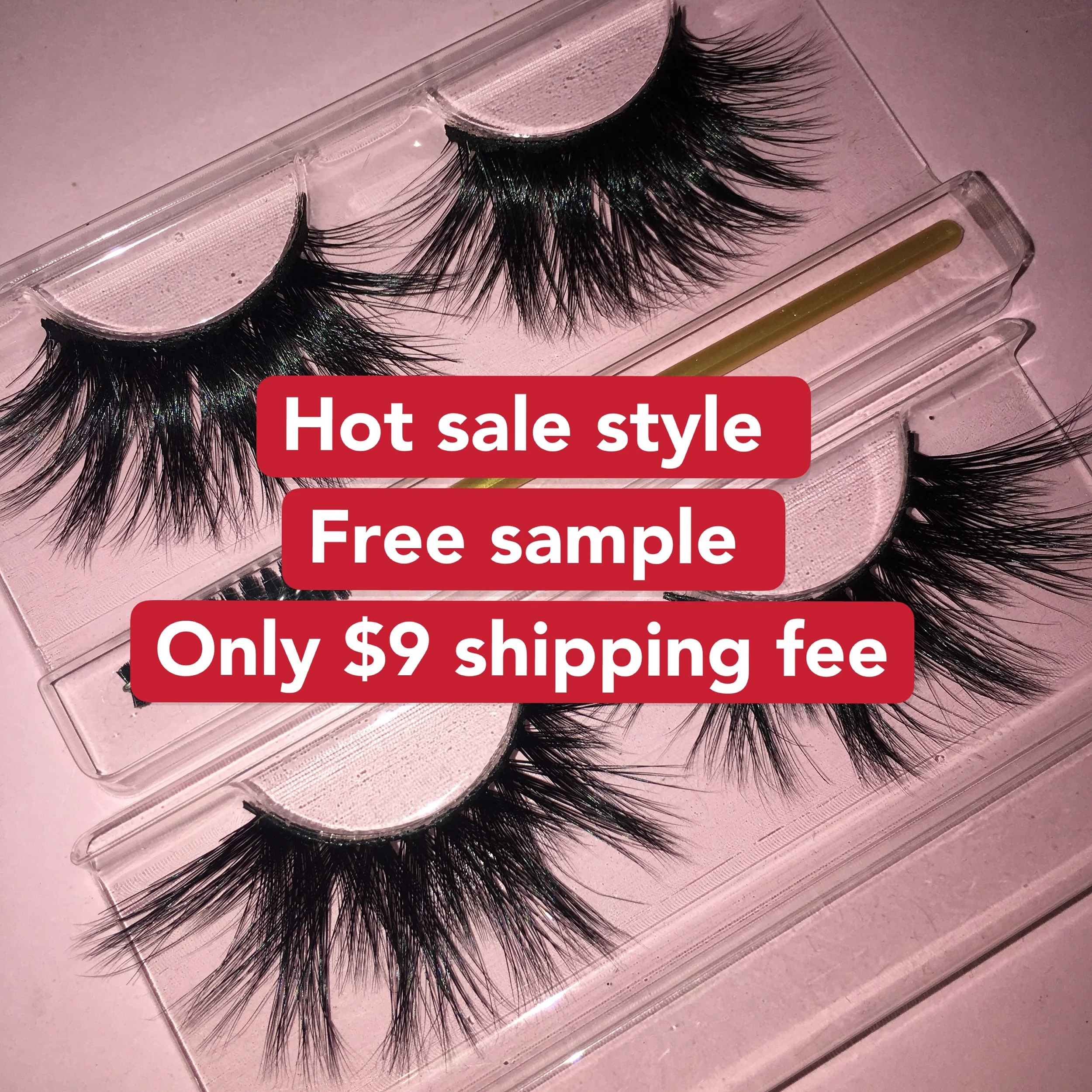 false eyelashes & tools  full strip lashes   free sample before