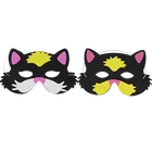 New design promotional cheap soft custom eva animal foam party cat mask