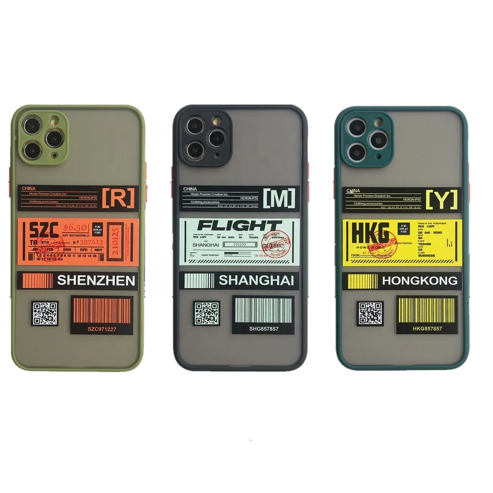 Hot selling skin-friendly touch-proof hard shell city boarding pass suitable for iPhone 6 7 X 11 12 pro max, 3colors
Hot selling skin-friendly touch-proof hard shell city boarding pass suitable for iPhone 6 7 X 11 12 pro max, 3colors