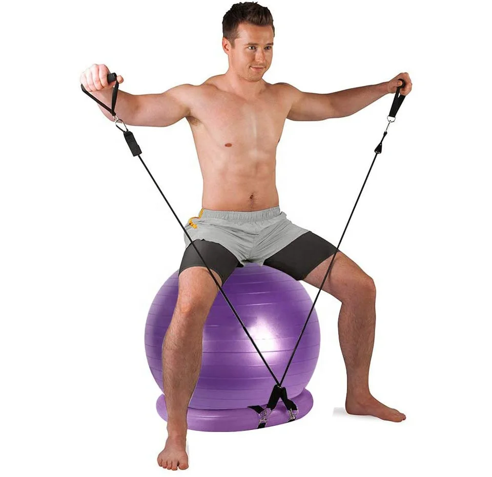 READY TO SHIP* Exercise Stability Yoga Ball with Stability Base Resistance Bands for Gym Home Office Flexible Balance Fitness
READY TO SHIP* Exercise Stability Yoga Ball with Stability Base Resistance Bands for Gym Home Office Flexible Balance Fitness