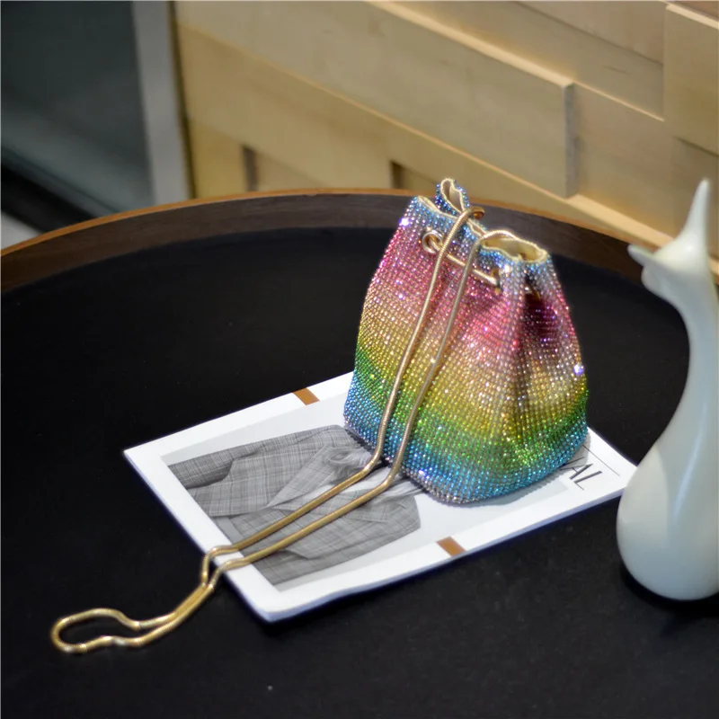 2021 Xianjian Evening Purse and Handbags Rhinestone Purse Gold/silver/black rainbow party bags For Women
2021 Xianjian Evening Purse and Handbags Rhinestone Purse Gold/silver/black rainbow party bags For Women