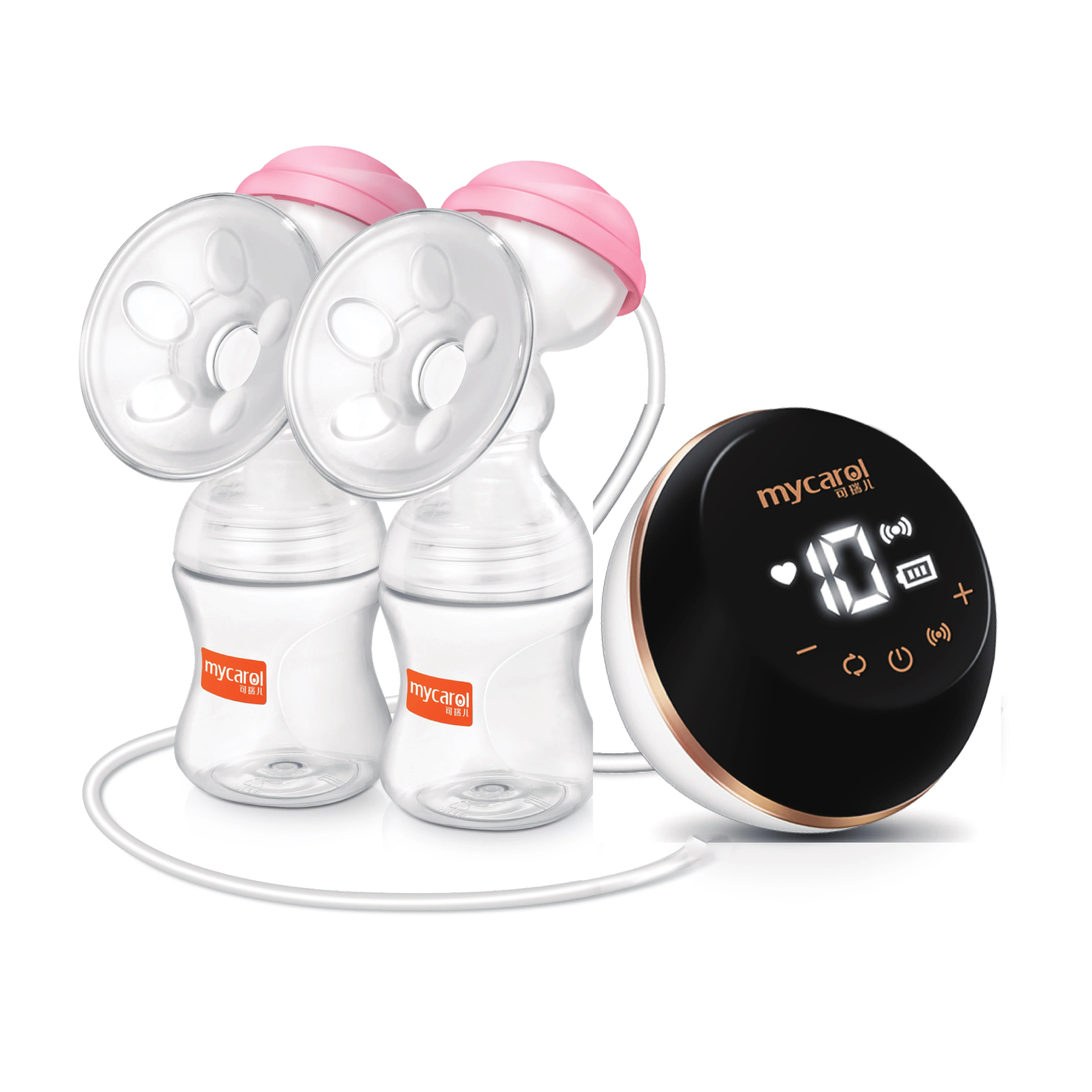 Portable Usb Rechargeable Electric Breast Pump Milk for Breastfeeding with LCD, Customized
Portable Usb Rechargeable Electric Breast Pump Milk for Breastfeeding with LCD, Customized