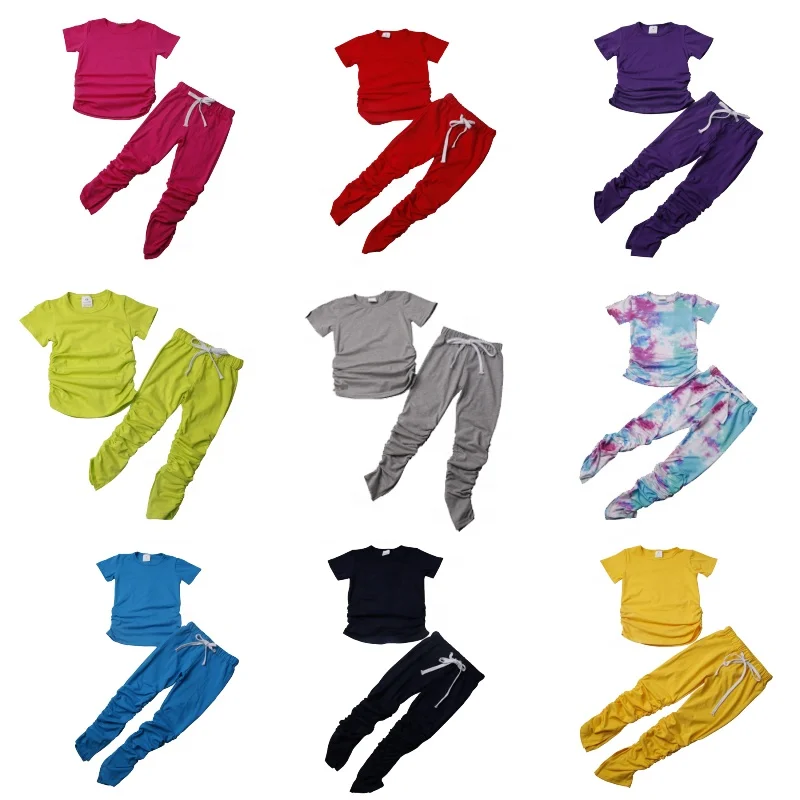 Hot Sale 2 PCS Fashion Stacked Pants Jogger Summer Teenager Clothes Tie Die T shirt Leggings Set Sweatpants Mommy and Me Outfits
Hot Sale 2 PCS Fashion Stacked Pants Jogger Summer Teenager Clothes Tie Die T shirt Leggings Set Sweatpants Mommy and Me Outfits