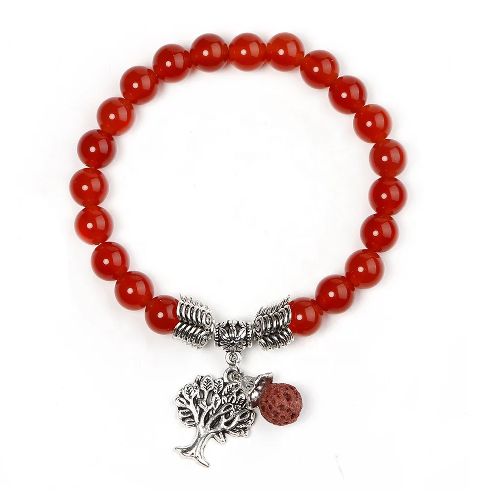 Red Carnelian Natural Gemstone Tree of Life Lucky Charm Stretch Beaded Bracelet Elastic Natural Stone Bead women bracelet, Picture
Red Carnelian Natural Gemstone Tree of Life Lucky Charm Stretch Beaded Bracelet Elastic Natural Stone Bead women bracelet, Picture