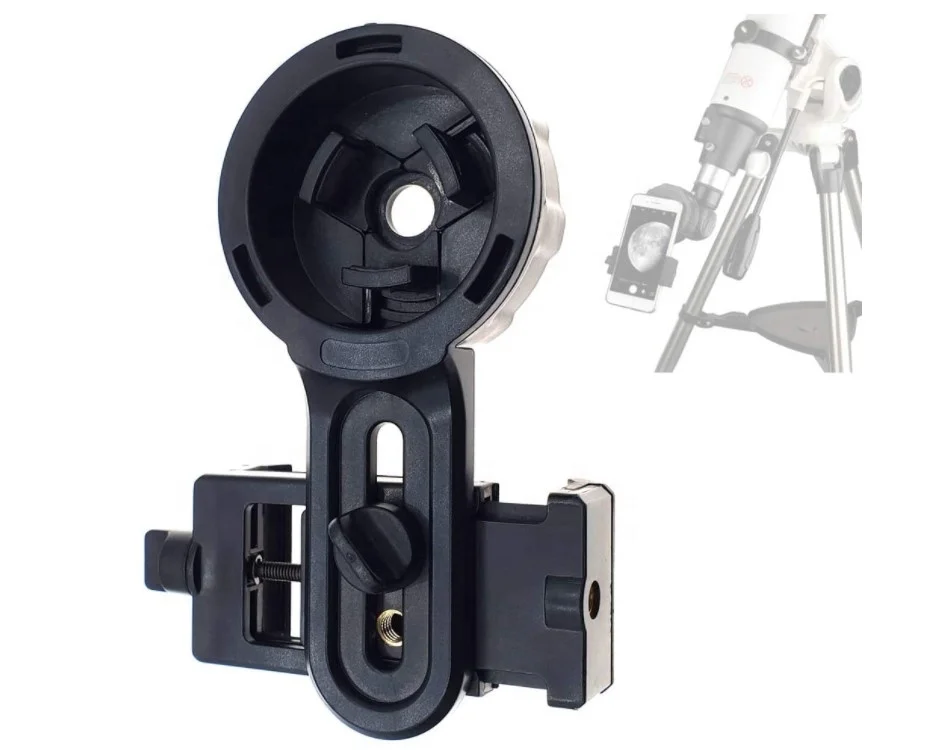 Smart Phone Adapter Quick Aligned Telescope Microscope Binoculars Universal Photography Adapter Mount, Black
Smart Phone Adapter Quick Aligned Telescope Microscope Binoculars Universal Photography Adapter Mount, Black