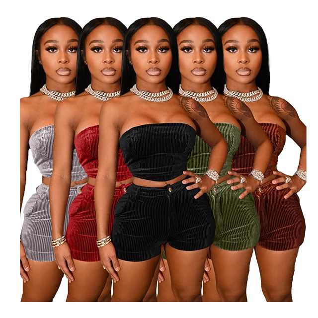 GX6179 high quality two piece summer shorts set women casual outfits solid comfortable tracksuit, Picture
GX6179 high quality two piece summer shorts set women casual outfits solid comfortable tracksuit, Picture