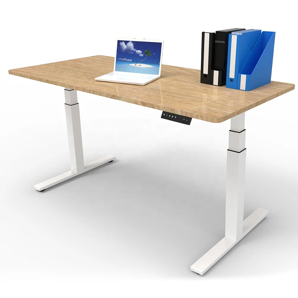 Vansoffice أثاث المنزل الدائمة مكاتب تصميم مريح صحي الكمبيوتر الجداول الكهربائية طاولة يمكن تعديل ارتفاعها مكتب