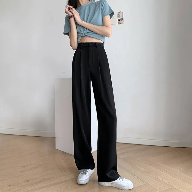 High Quality Elastic Casual Harem Wide Leg Pants Cotton Loose High Waist Women's Trousers, Picture color
High Quality Elastic Casual Harem Wide Leg Pants Cotton Loose High Waist Women's Trousers, Picture color