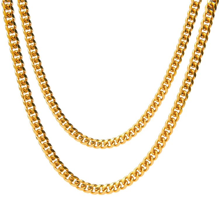 New Thick Chain 1.9mm Stratification Necklace Customised Fashion Chain Necklace Men Jewlery, Gold
New Thick Chain 1.9mm Stratification Necklace Customised Fashion Chain Necklace Men Jewlery, Gold