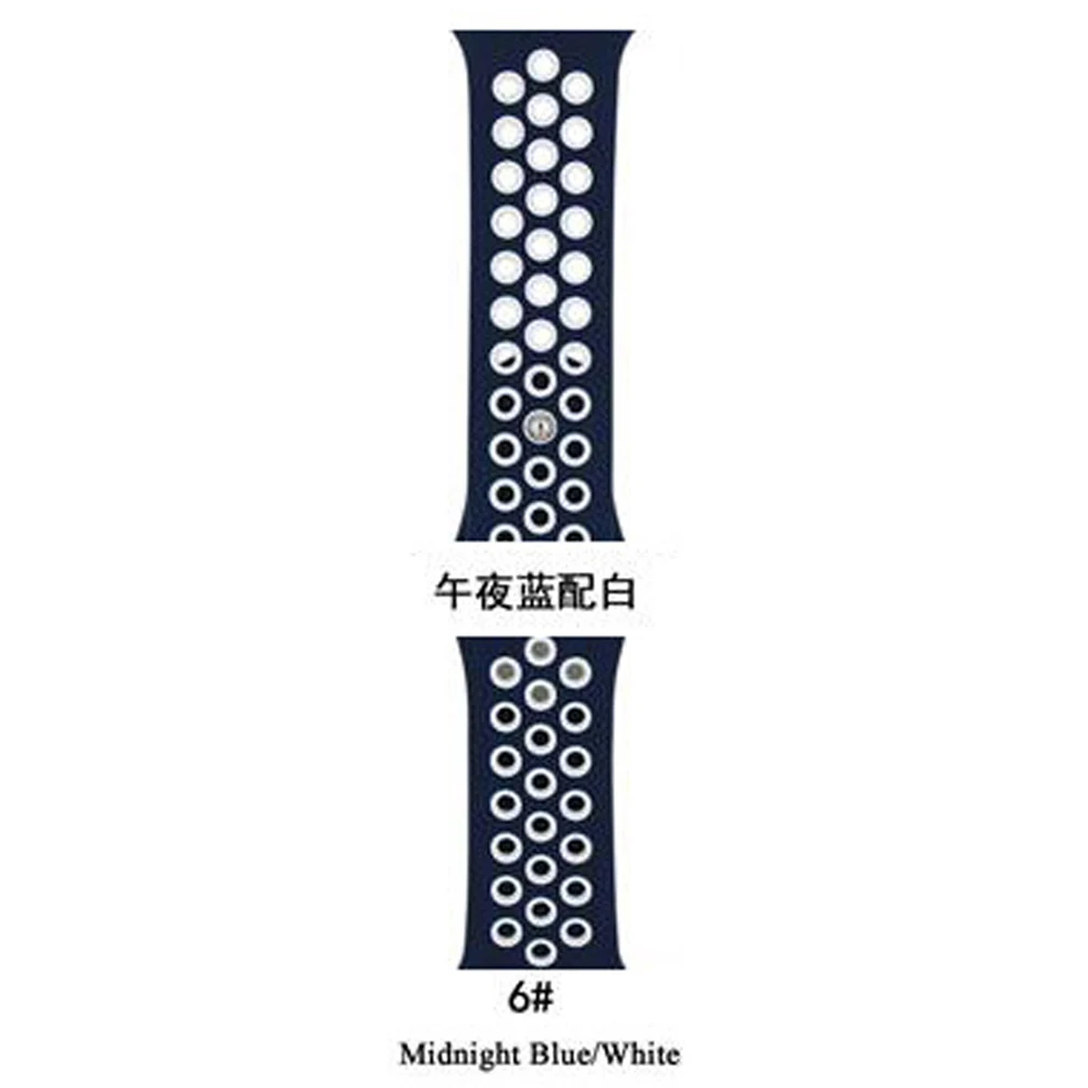 ShanHai Bands For Apple Watch 38 / 42mm S/M M/L, Durable Silicone Sport Replacement Strap For iWatch Series 5/4/3/2/1, Multi-color optional or customized
ShanHai Bands For Apple Watch 38 / 42mm S/M M/L, Durable Silicone Sport Replacement Strap For iWatch Series 5/4/3/2/1, Multi-color optional or customized