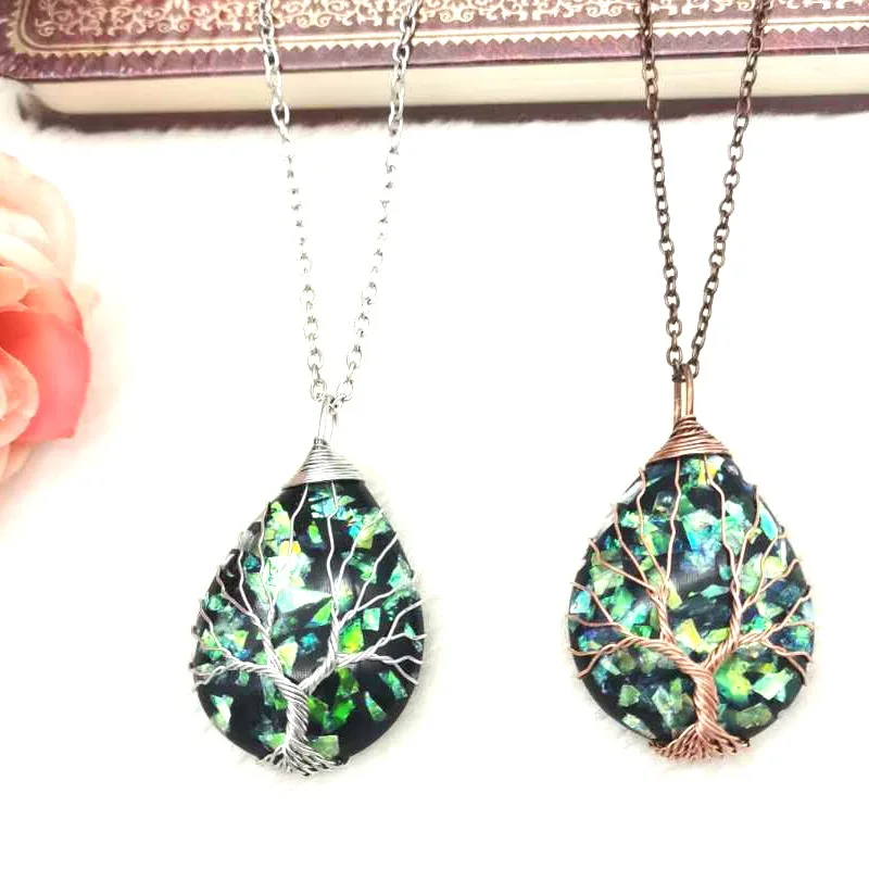 New Colorful Healing Crystal Stone Tree Drop Adjustable Natural Stone Necklaces for Women and Men, As pic
New Colorful Healing Crystal Stone Tree Drop Adjustable Natural Stone Necklaces for Women and Men, As pic