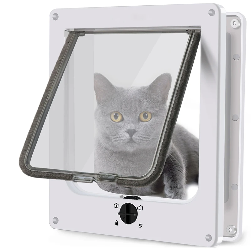 Manufacturers direct sale pet interior door pet access supplies dog cave cat free access cat flap door, White/brown/black
Manufacturers direct sale pet interior door pet access supplies dog cave cat free access cat flap door, White/brown/black