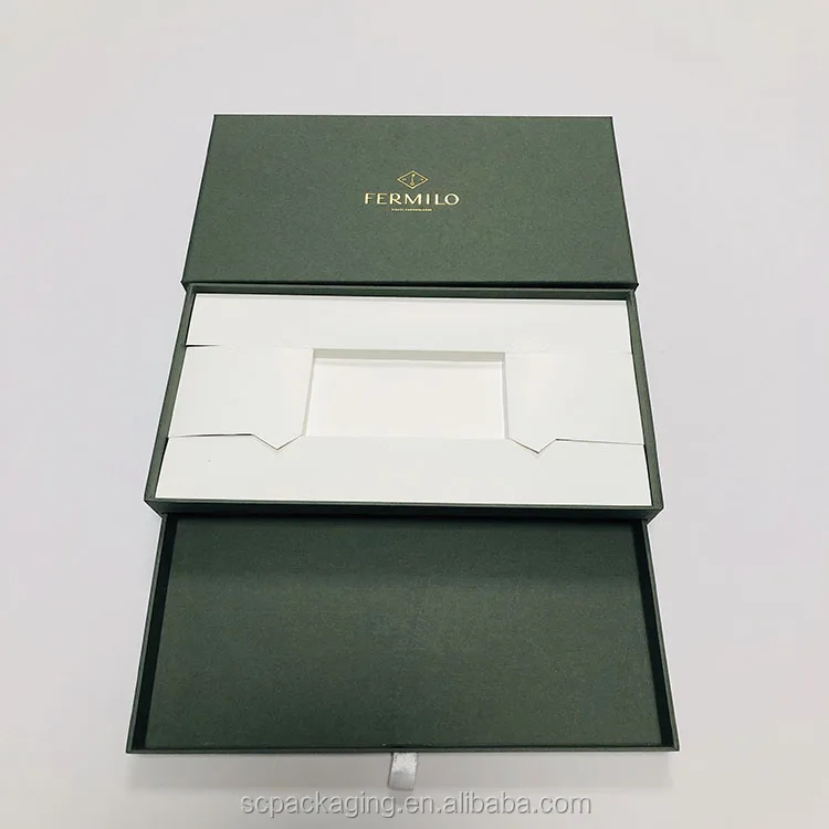 cardboard gift packaging sliding gift packaging paper drawer box