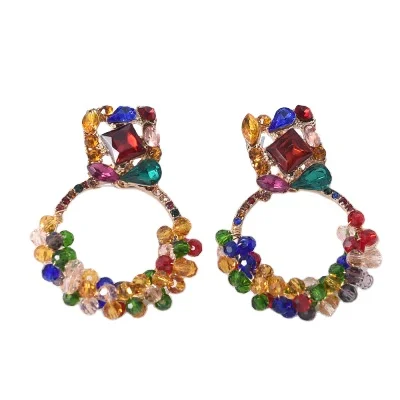 Trendy Crystal Rhinestone Pearl Bead Cluster Round Circle Square Hoop Earring Irregular Square Round Circle Crystal Hoop Earring
Trendy Crystal Rhinestone Pearl Bead Cluster Round Circle Square Hoop Earring Irregular Square Round Circle Crystal Hoop Earring