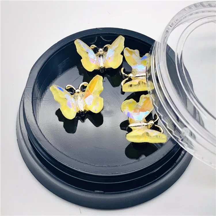 New Arrival Crystal 3D butterfly ornaments Nail Art Rhinestone Crystal Butterfly For Nail Art Diy
New Arrival Crystal 3D butterfly ornaments Nail Art Rhinestone Crystal Butterfly For Nail Art Diy