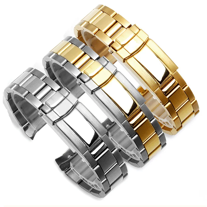 17mm 20mm Luxury Stainless Steel Solid Waterproof Watch Strap Chain Steel Watch band For Rolex, As picture
17mm 20mm Luxury Stainless Steel Solid Waterproof Watch Strap Chain Steel Watch band For Rolex, As picture