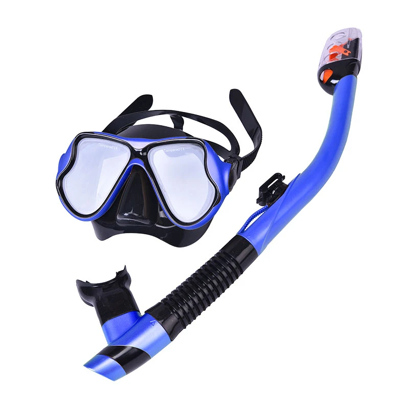 Double Check Valve Dry Top Snorkel Tempered Glass Lens Silicone Mask Swimming Scuba Free Diving Mask and Snorkel Set
Double Check Valve Dry Top Snorkel Tempered Glass Lens Silicone Mask Swimming Scuba Free Diving Mask and Snorkel Set