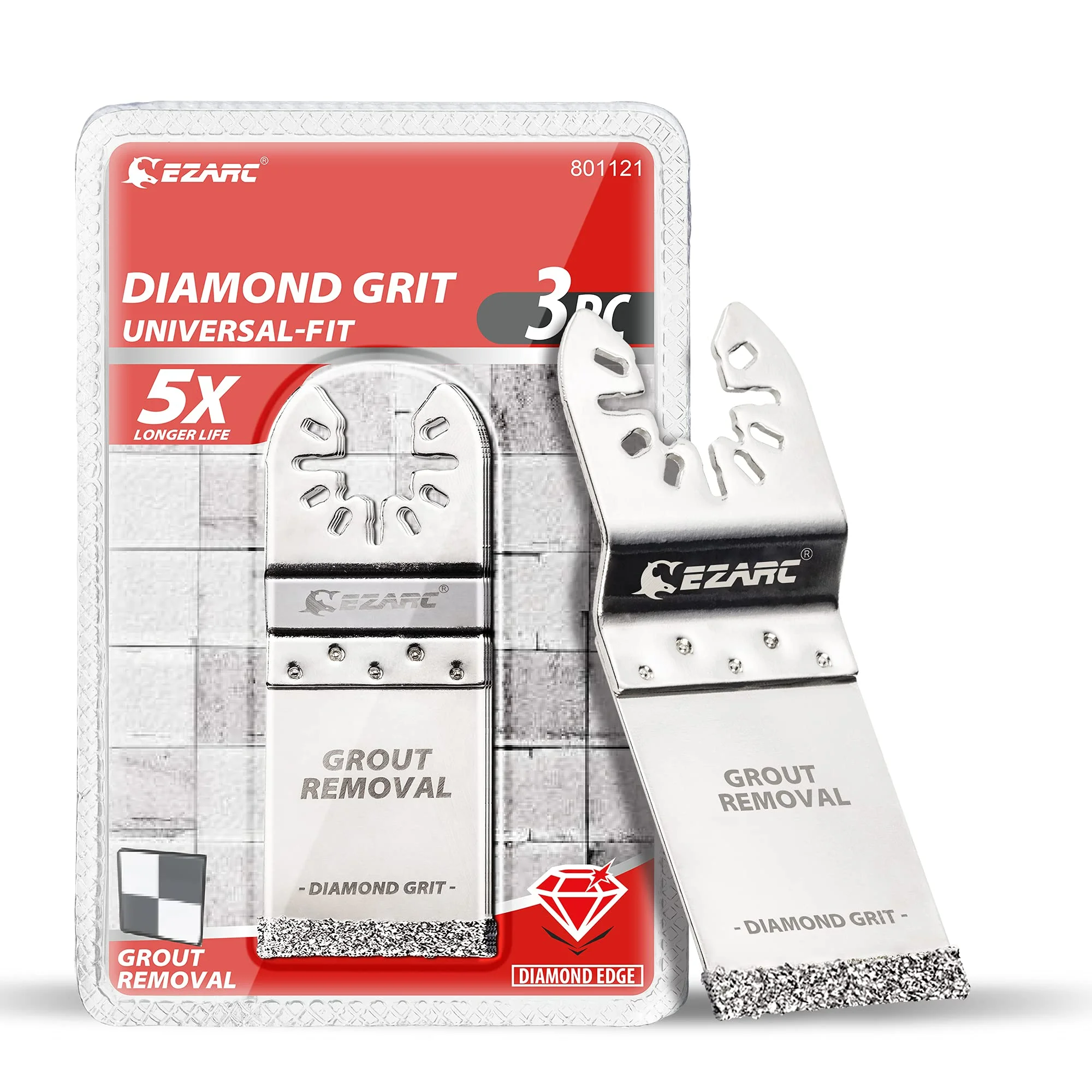3PCS Universal Fit Grout Removal Cleaning Mortar Diamond Grit Oscillating Multitool Blade
3PCS Universal Fit Grout Removal Cleaning Mortar Diamond Grit Oscillating Multitool Blade