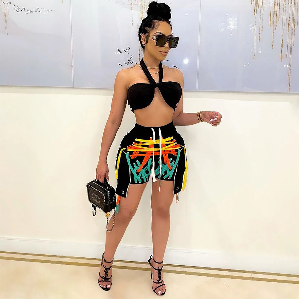 2021 New Wholesale Women Patchwork Bandage Lace Up Bodycon Shorts, Customized color
2021 New Wholesale Women Patchwork Bandage Lace Up Bodycon Shorts, Customized color