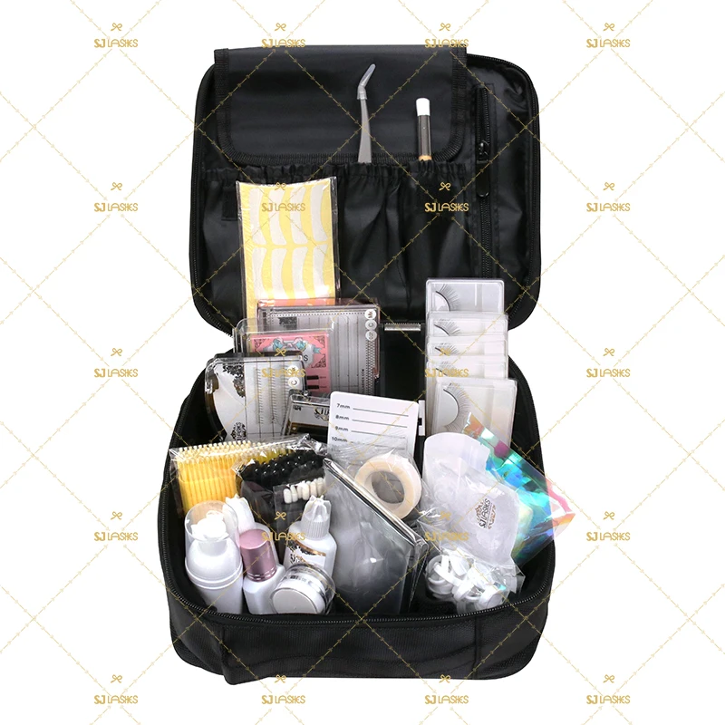 Professional Eyelash Extension Kit with Easy Carry Multi Function Cases Eye Lashes Case, Natural black
Professional Eyelash Extension Kit with Easy Carry Multi Function Cases Eye Lashes Case, Natural black