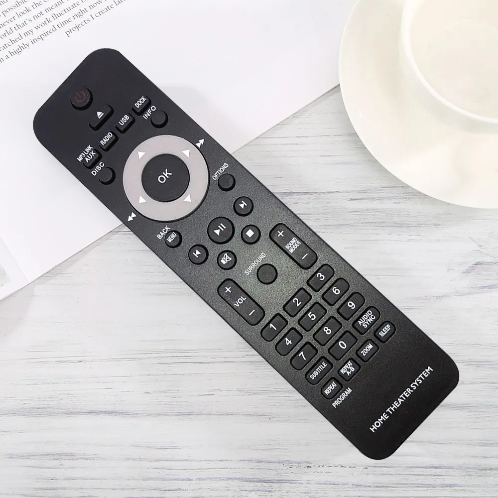 Phili Home Theater System LCD TV Remote Control for HTS8100 hts8140 HTS6515 Hts3373 HTS3172 Compatible for HTS1221 HTS3
Phili Home Theater System LCD TV Remote Control for HTS8100 hts8140 HTS6515 Hts3373 HTS3172 Compatible for HTS1221 HTS3