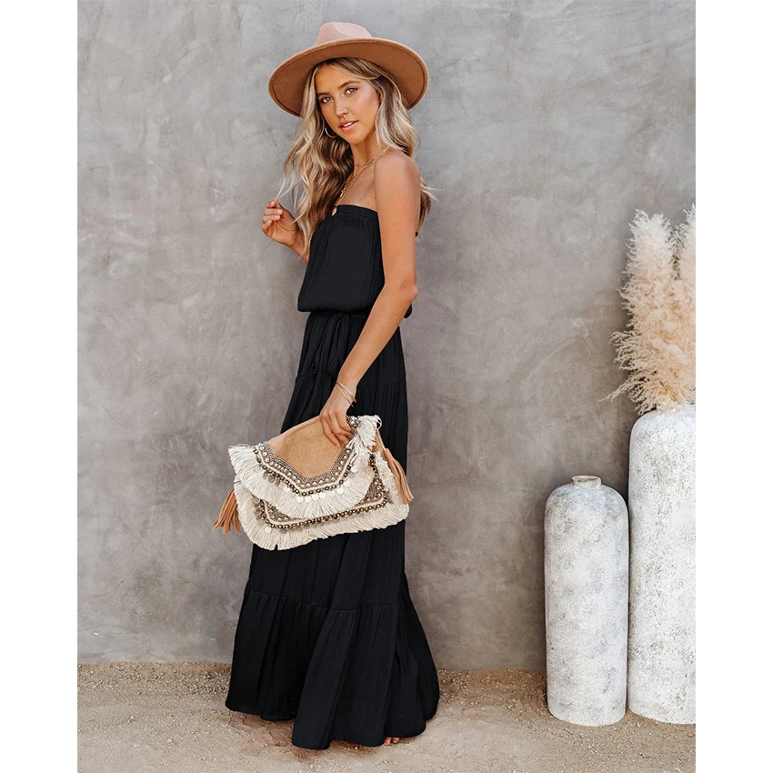 Popular Fashion Women Elegant Dress Summer Halter Tube top sleeveles girls clothes dress, Picture color
Popular Fashion Women Elegant Dress Summer Halter Tube top sleeveles girls clothes dress, Picture color