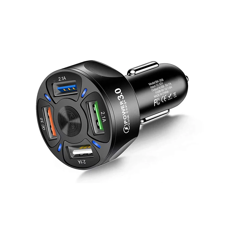 Top Selling Products 2021 Fast Charging USB Charger Car 4 Port 12V Adapter, Black, white
Top Selling Products 2021 Fast Charging USB Charger Car 4 Port 12V Adapter, Black, white