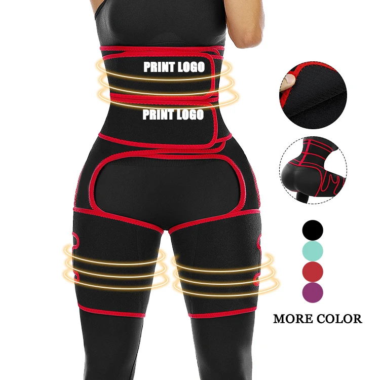New Print Logo Women Workout Lose Weight Double Belt Waist Trainer Neoprene Leg Trimmer 2 In 1 Waist And Thigh Trainer, As show
New Print Logo Women Workout Lose Weight Double Belt Waist Trainer Neoprene Leg Trimmer 2 In 1 Waist And Thigh Trainer, As show